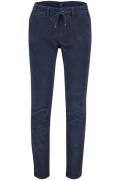 New Zealand chino Modern Fit donkerblauw effen katoen