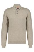 New Zealand pullover Nga Whanau beige effen