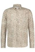 State of Art casual overhemd normale fit camel printje