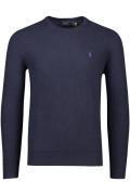 Polo Ralph Lauren trui donkerblauw effen 100% katoen ronde hals