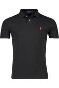 Polo Ralph Lauren Big & Tall polo zwart effen