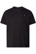 Big & Tall Polo Ralph Lauren t-shirt zwart uni