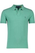 Polo Ralph Lauren lichtgroene polo slim fit effen katoen