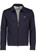 Gant zomerjas wind cheater donkerblauw normale fit katoen