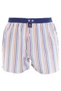 Mc Alson boxershort oranje blauw gestreept katoen