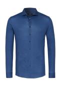 katoenen Desoto overhemd slim fit blauw