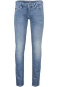 Cast Iron jeans Riser Slim blauw effen denim 5-p