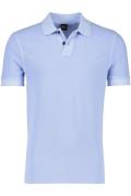 Hugo Boss prime polo blauw katoen regular fit 2-knoops