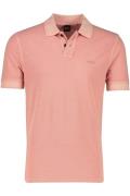 2-knoops Hugo Boss regular fit polo roze katoen prime