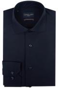 Cavallaro Tanisco business overhemd slim fit donkerblauw effen