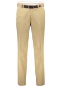 M.E.N.S pantalon Madrid-U camel flatfront katoen