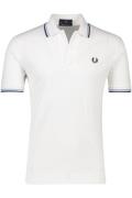 Fred Perry polo wit effen katoen