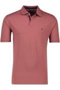 Katoenen Casa Moda stretch polo effen rood wijde fit