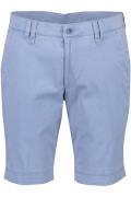 Katoenen M.E.N.S. korte broek Bari effen blauw