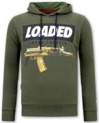 Local Fanatic Hoodie print loaded gun