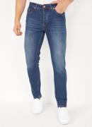 True Rise Donker jeans regular fit