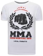 Local Fanatic T-shirt met print mma fighter