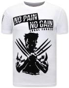 Local Fanatic Print-shirt wolverine t-shirt x man