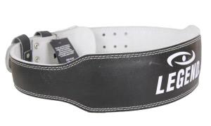 Legend Sports Fitness riem heren/dames zwart leer