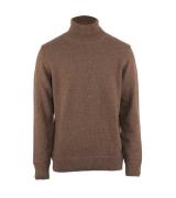 Kronstadt Andrew wool neck knit brown mel ks3133