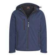 Cappuccino Italia Softshell hood jacket navy