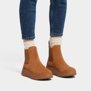 FitFlop F-mode suede flatform chelsea boots