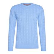 Cappuccino Italia Cable pullover sky