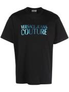 Versace Jeans Versace jeans couture branding t-shirt iridescent