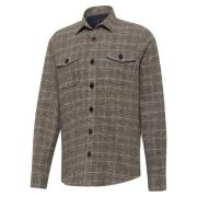 Blue Industry Overshirt, bruin geruit