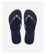 Havaianas Crystal poem navy slipper