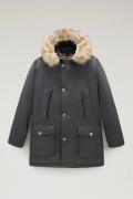 Woolrich Men arctic detachable fur parka shadow