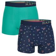 Happy Shorts 2-pack boxershorts heren sea print d830