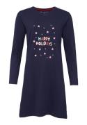 Happy Shorts Dames kerst pyjama nachthemd donker