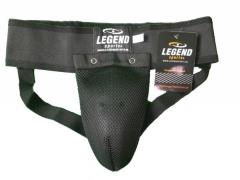 Legend Sports Kruisbeschermer/tok heren kids/volwassenen zwart mesh