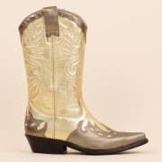 DWRS Label Cowboylaarzen 1324 sierra champagne dames maat: leer