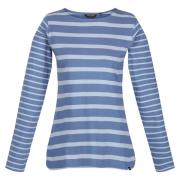 Regatta Dames farida gestreept t-shirt met lange mouwen