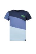 B.Nosy Jongens t-shirt colorblock gecko navy