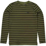 Levv Jongens shirt aart aop olive dust stripe