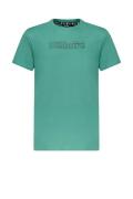 Bellaire  Jongens t-shirt met basic logo deep sea
