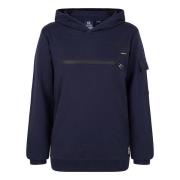 Indian Blue Indian blue jongens hoodie zip pocket blue