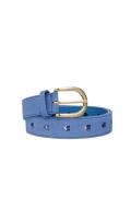 Fabienne Chapot Acc-417-blt-ss24 cut it out heart belt cornflower blue