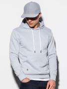 Ombre heren hoodie silver basic b979