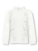 Only Kognewaya l/s frill lace top jrs