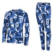 Dare2b Kinder/kids pow graffiti base layer set