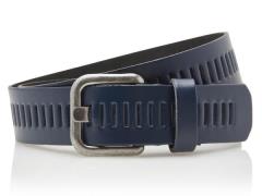 Timbelt 427 riem heren riem dames leder blauw