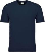 No Excess T-shirt korte mouw ronde hals gebreid night