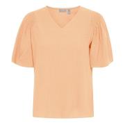 Fransa Top 20614091 apricot wash