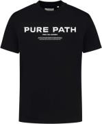 Pure Path Tshirt with front print black