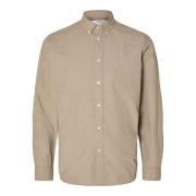 Selected Rick slim fit overhemd morel