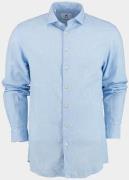 Bos Bright Blue Casual hemd lange mouw avenue li-co ws plain shirt l 2...